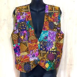 Vintage sleeveless jacket Medium